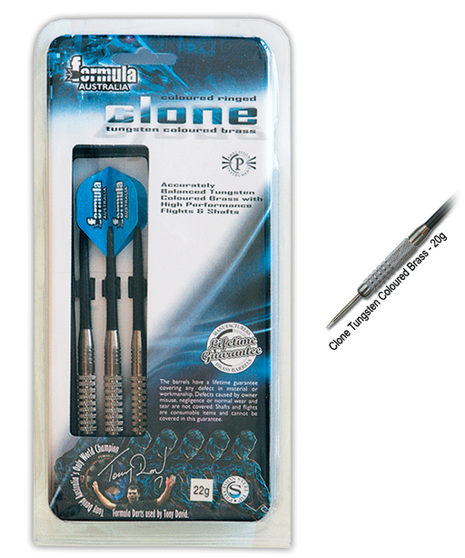 Formula Clone Brass 20g Tungston Coloured Darts