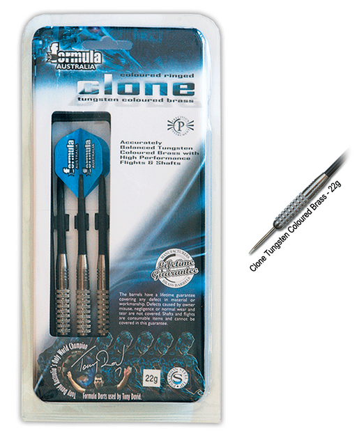 Formula Clone Brass 22g Tungston Coloured Darts