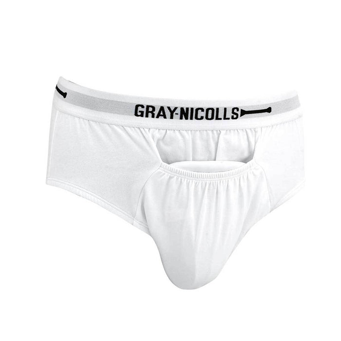 Gray Nicolls Size 6 Cricket Briefs - White