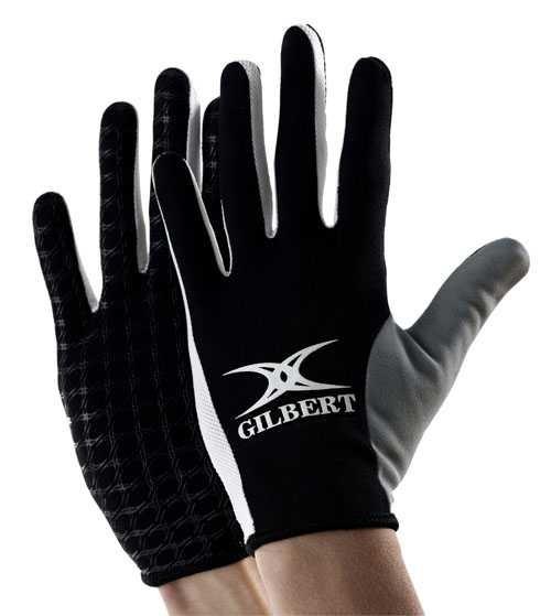 Gilbert Pro Large Netball Glove - Black