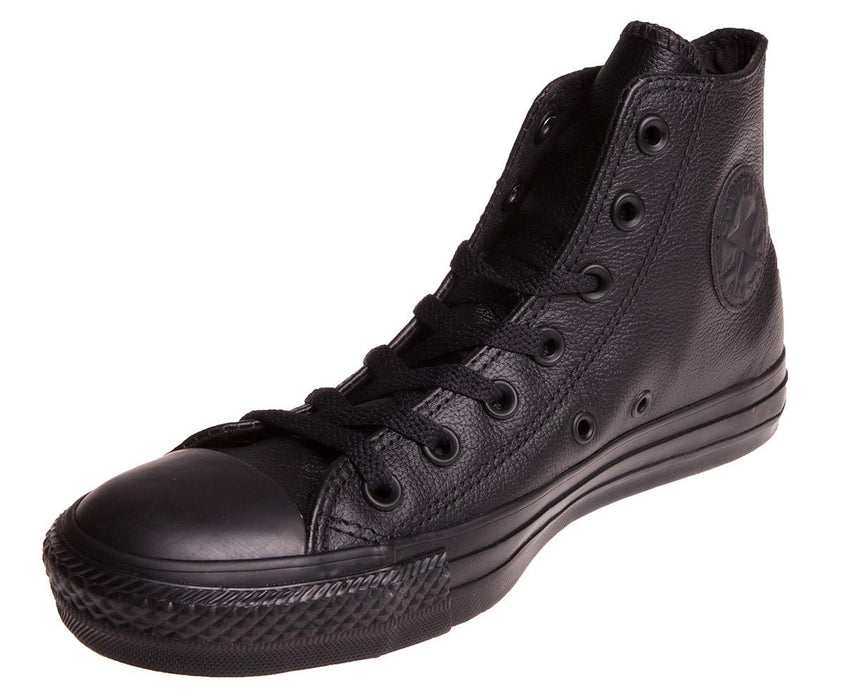 Converse Chuck Taylor All Star Leather Hi Casual Shoe - Black Mono