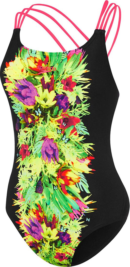 Speedo Womens Australian Triple Crossback One Piece Swimsuit