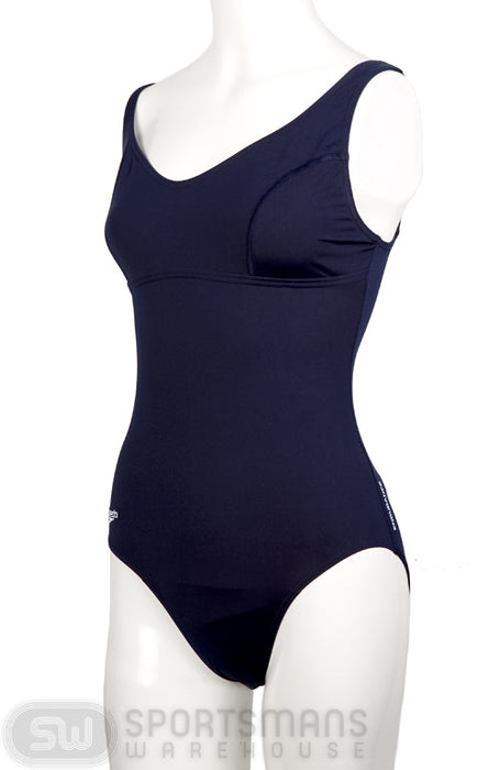 Speedo Womens Endurance Contour Clipback One Piece Swimsuit