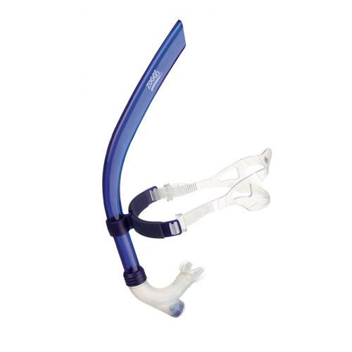 Zoggs Centre Snorkel With Nose Clip - Blue