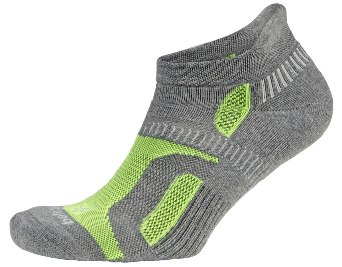 Balega Small Hidden Contour Socks - Charcoal/Green