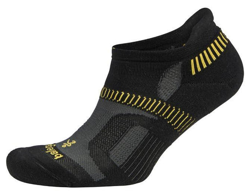 Balega Small Hidden Contour Socks - Black/Yellow