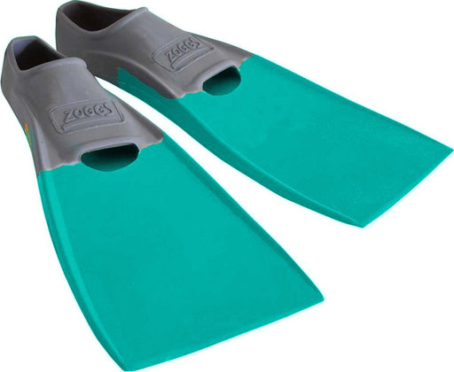 Zoggs Long Blade US Size 3-4 Rubber Training Fin - Light Blue