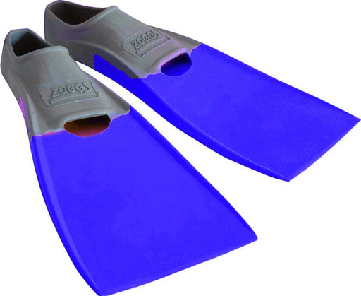 Zoggs Long Blade US Size 8-9 Rubber Training Fin - Dark Blue