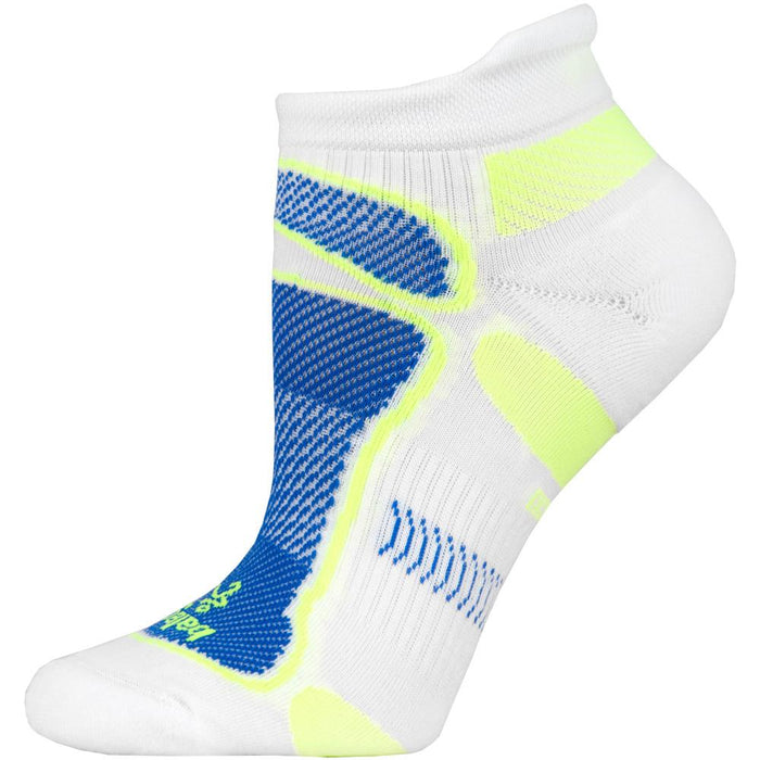 Balega Large Ultra Light No Show Socks - White/Royal/Yellow