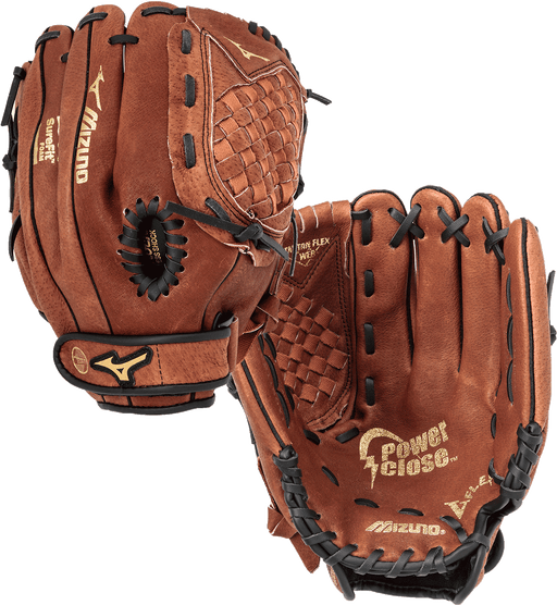 Mizuno Prospect GPP1150Y1 11.5" Left Hand Throw Baseball Glove - Peanut/Black