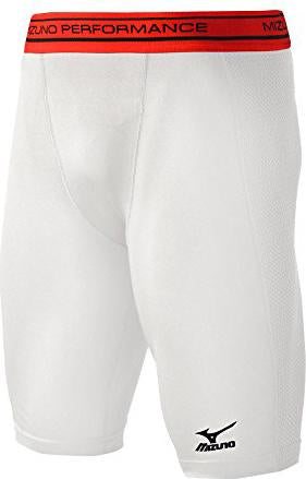 Mizuno Mens Softball Elite Padded Sliding Short - White