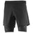 Salomon Mens Trail Runner Twinskin Shorts - Black