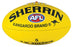 Sherrin Synthetic Size 5 AFL Ball - Yellow