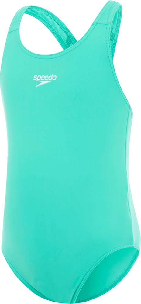 Speedo Junior Girls Essential Medalist One Piece Swimsuit - Light Jade