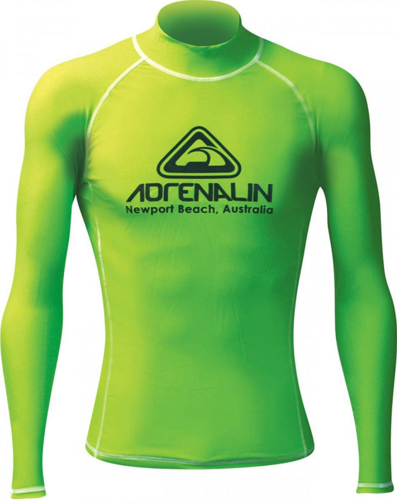 Adrenalin Vivid Jnr Size 10 Longsleeve Rashie - Lime