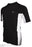 Speedo Mens Slim Fit Sun Top - Black/White