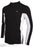 Speedo Mens Long Sleeve Slim Fit Sun Top - Black/White