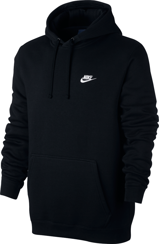 Nike Sportswear Fleece Club Hoodie - Black/White