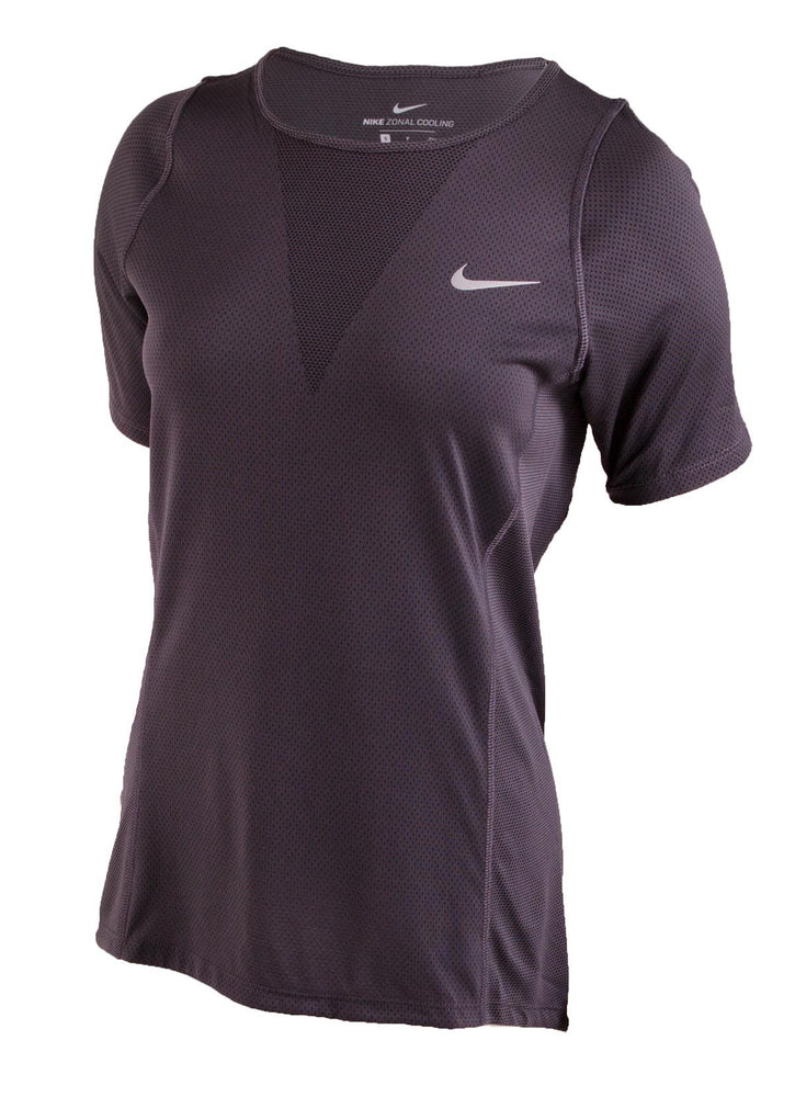 Nike Womens Zonal Cooling Relay Running Top - Black