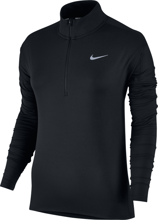 Nike Womens Dry Element Half Zip Running Top - Black