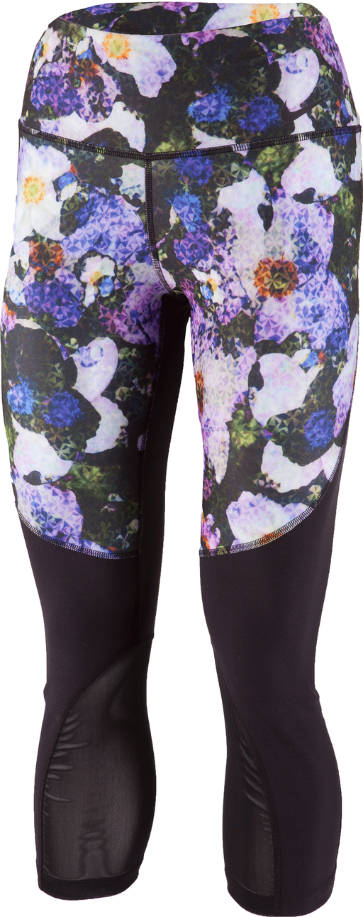 Nike Womens Power Legend 3/4 Print Crop Tight - Black