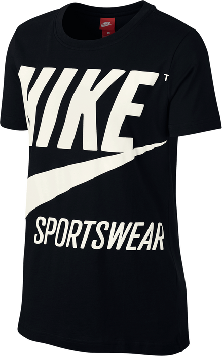 Nike Womens Sportswear BRS Tee - Black/Sail