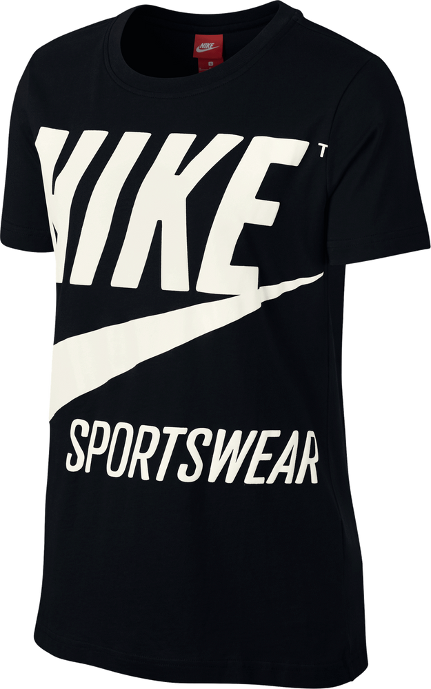 Nike Womens Sportswear BRS Tee - Black/Sail