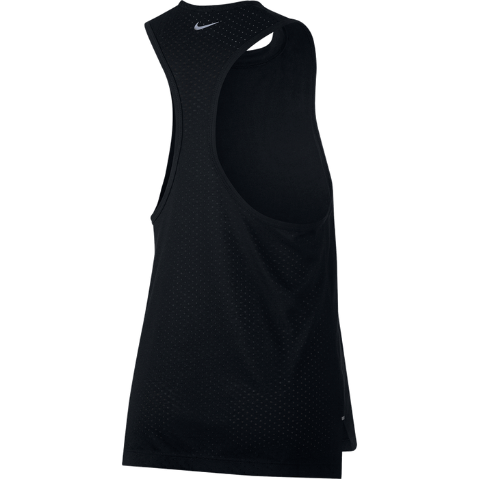 Nike Womens Breathe Tailwind Running Tank - Black