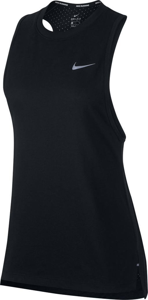 Nike Womens Breathe Tailwind Running Tank - Black