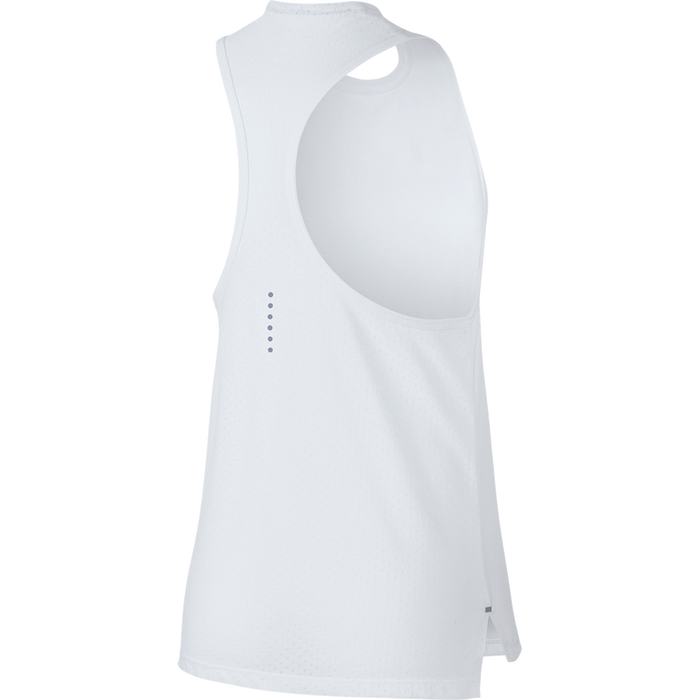 Nike Womens Breathe Tailwind Running Tank - White