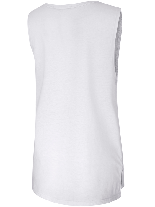 Running Bare Womens The New Guard Muscle Tank - White