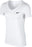 Nike Womens Dry V-Neck Training Tee - White/Black