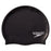 Speedo Plain Moulded Silicone Swim Cap - Black