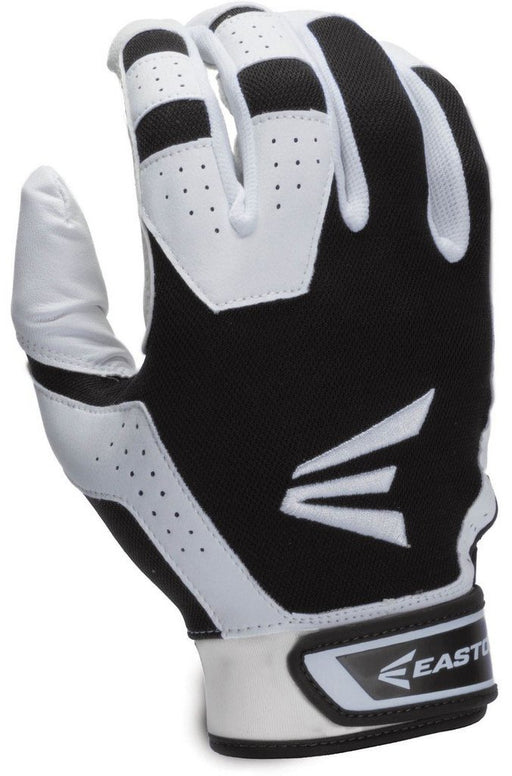 Easton HS3 Jnr Small Pair Softball Batting Gloves - White/Black