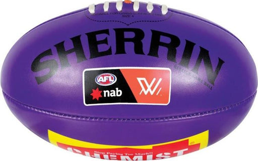 Sherrin AFLW Replica Game Ball - Purple