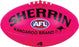 Sherrin Synthetic Size 4 AFL Ball - Pink