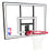 Spalding 44" Poly Basketball Backboard & Rim Combo