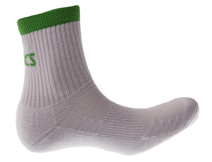 Asics Pace Quarter Sock - White/Green