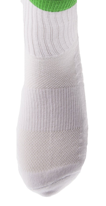 Asics Pace Quarter Sock - White/Green