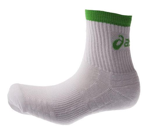 Asics Pace Quarter Sock - White/Green