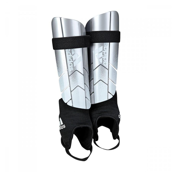 Adidas Ghost Reflex Soccer Shin Guards - Silver/White