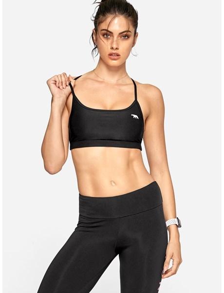 Running Bare Womens Microlite Push Up Crop