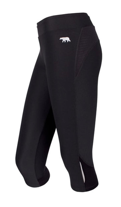 Running Bare Womens Mid Rise Bionic 1/2 Tight