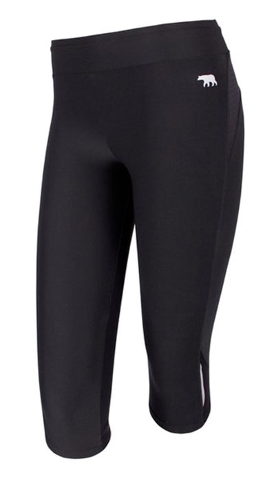 Running Bare Womens Mid Rise Bionic 1/2 Tight