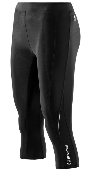 Skins A200 Series Womens Compression 3/4 Tights - Black