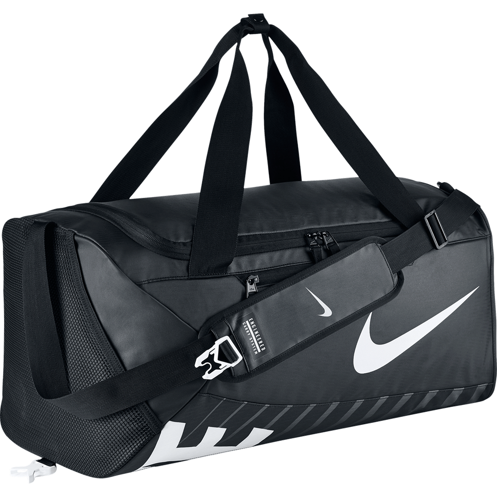 Nike Alpha Adapt Cross Body Medium Duffel Bag - Black/White