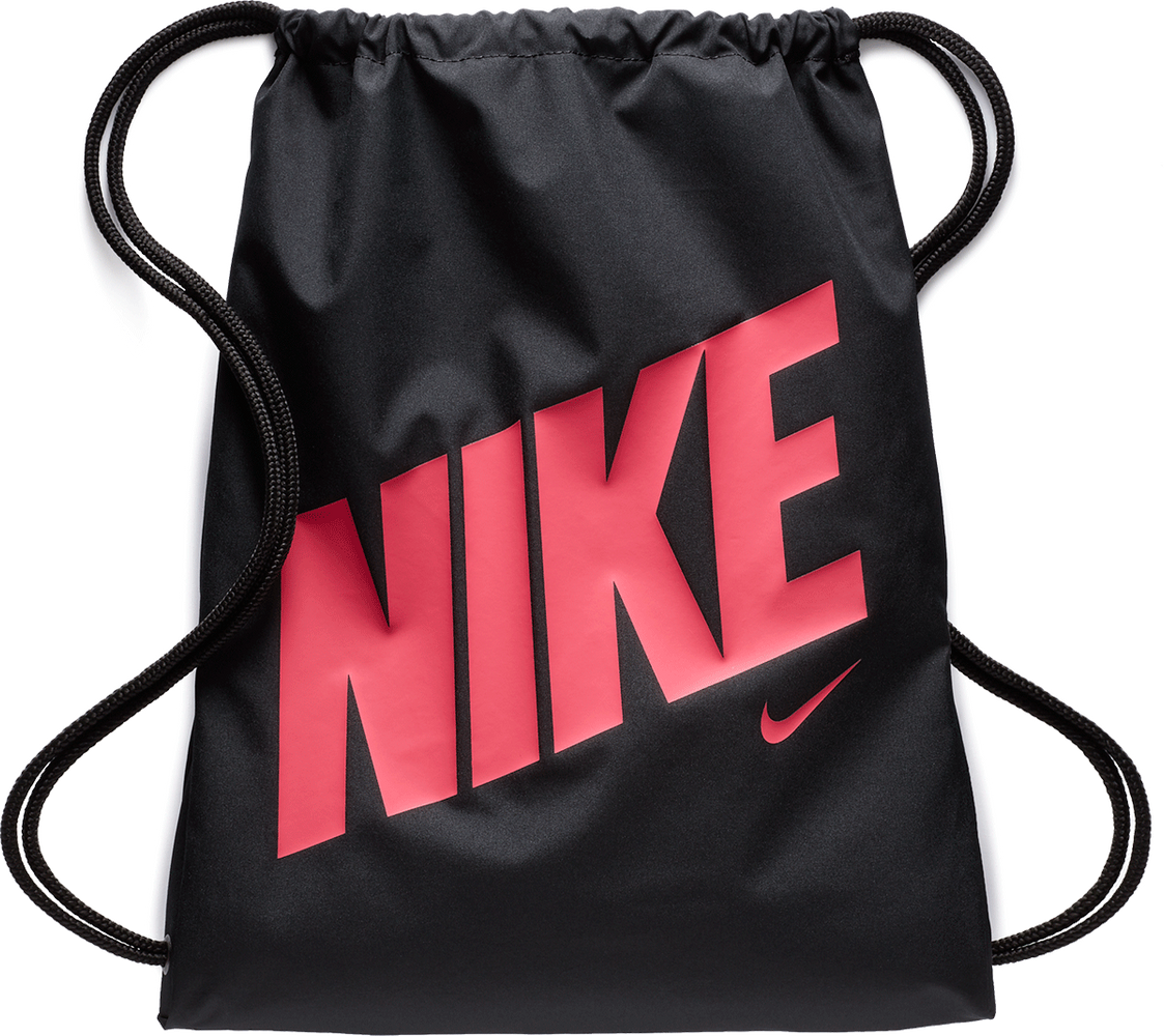 Nike Young Athletes Graphic Gym Sack - Black/Rush Pink