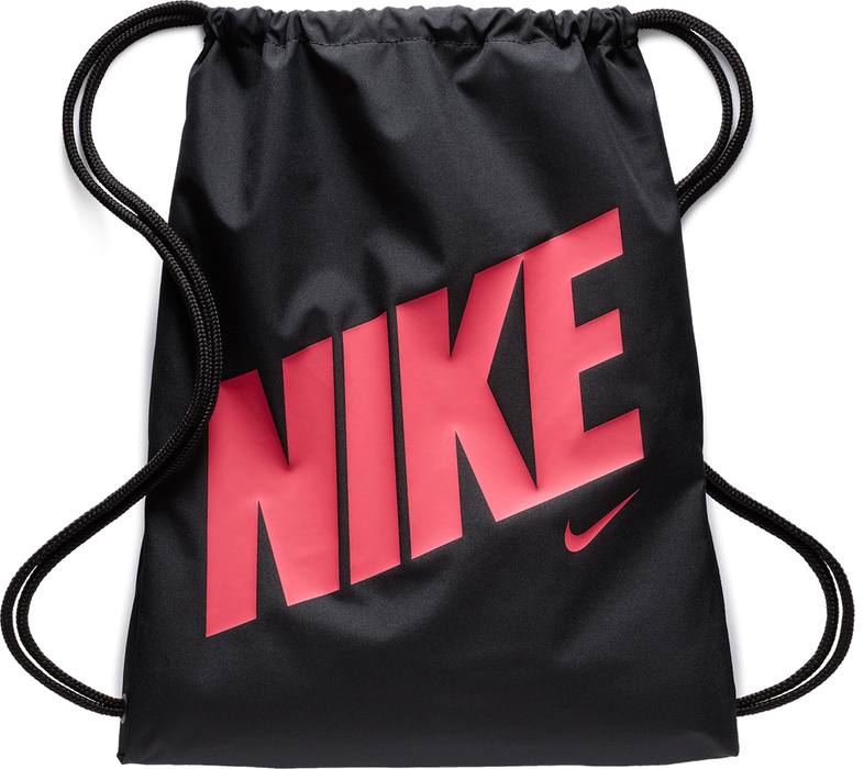 Nike Young Athletes Graphic Gym Sack - Black/Rush Pink