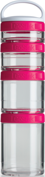 Blender Bottle GoStak 4 Piece Starter Pack - Pink