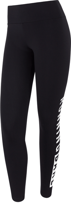 Running Bare Womens High Rise WOTS Full Length Tight - Black/White